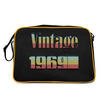1969 Birthday 1969 Born In 1969 Birthday - Retro Bag - black/gold - Back