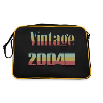 2004 anniversaire 2004 né en 2004 anniversaire - Sac Retro - noir/or - Dos