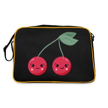 Cerises - Sac Retro - noir/or - Dos