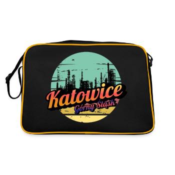 Katowice Upper Silesia - Retro Bag - black/gold - Back