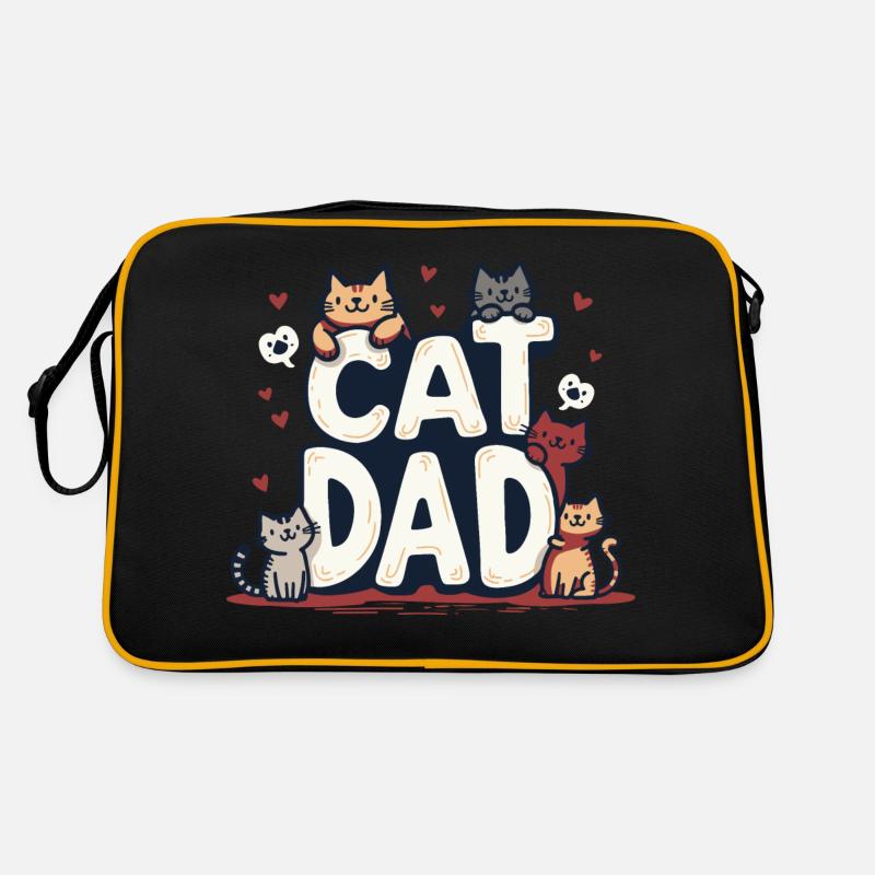 CAT DAD Retro Bag