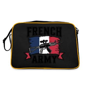 French Army - Sac Retro - noir/or - Dos