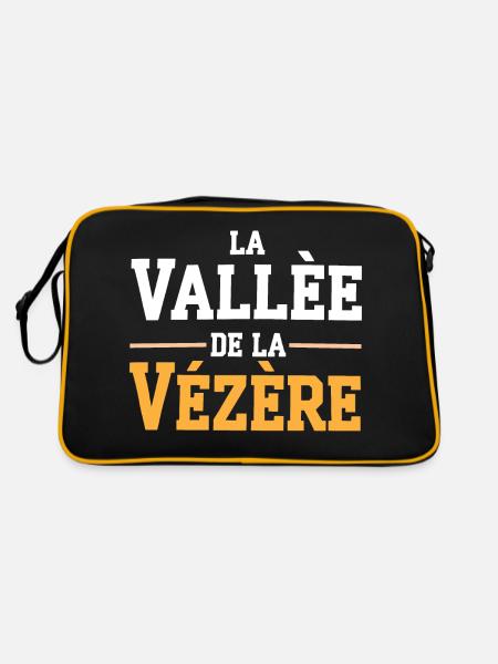 La vallée de la Vézère - Sac Retro - noir/or - Dos