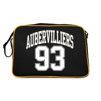 Aubervilliers 93 - Sac Retro - noir/or - Dos