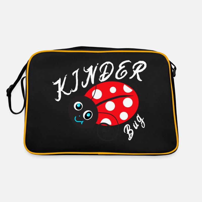 Kinder Bug Funny Cute Ladybug Kindergarten Retro Tasche