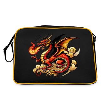Dragon de Chine - Sac Retro - noir/or - Dos
