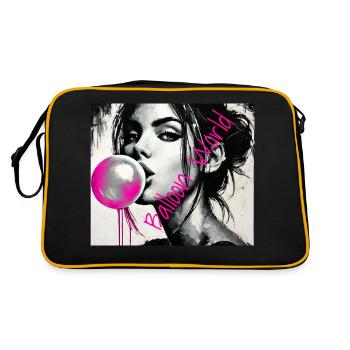 Le monde des ballons - Sac Retro - noir/or - Dos