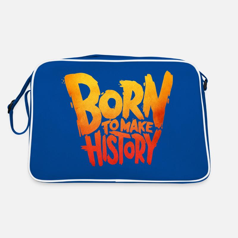 Born to Make History Retro Bag