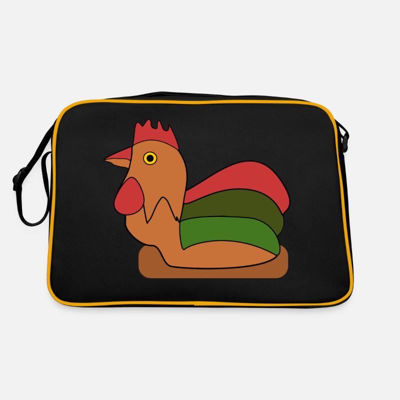 Stolzer Hahn Retro Tasche