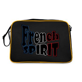 French Spirit BBR - Sac Retro - noir/or - Dos