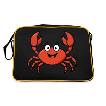 Bande dessinée Krabbe - Sac Retro - noir/or - Dos