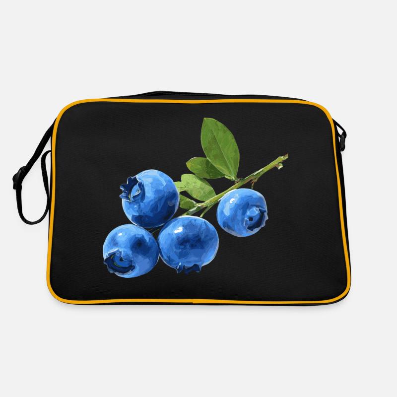 Blueberries Retro Bag