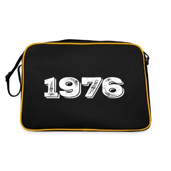 Cadeau d’anniversaire 1976 - 1976 - Sac Retro - noir/or - Dos