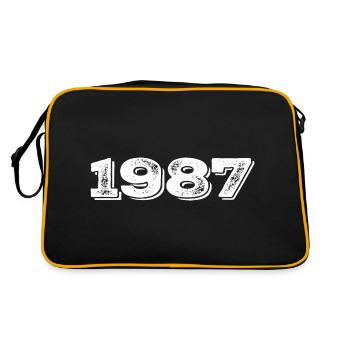 Cadeau d’anniversaire 1987 - 1987 - Sac Retro - noir/or - Dos