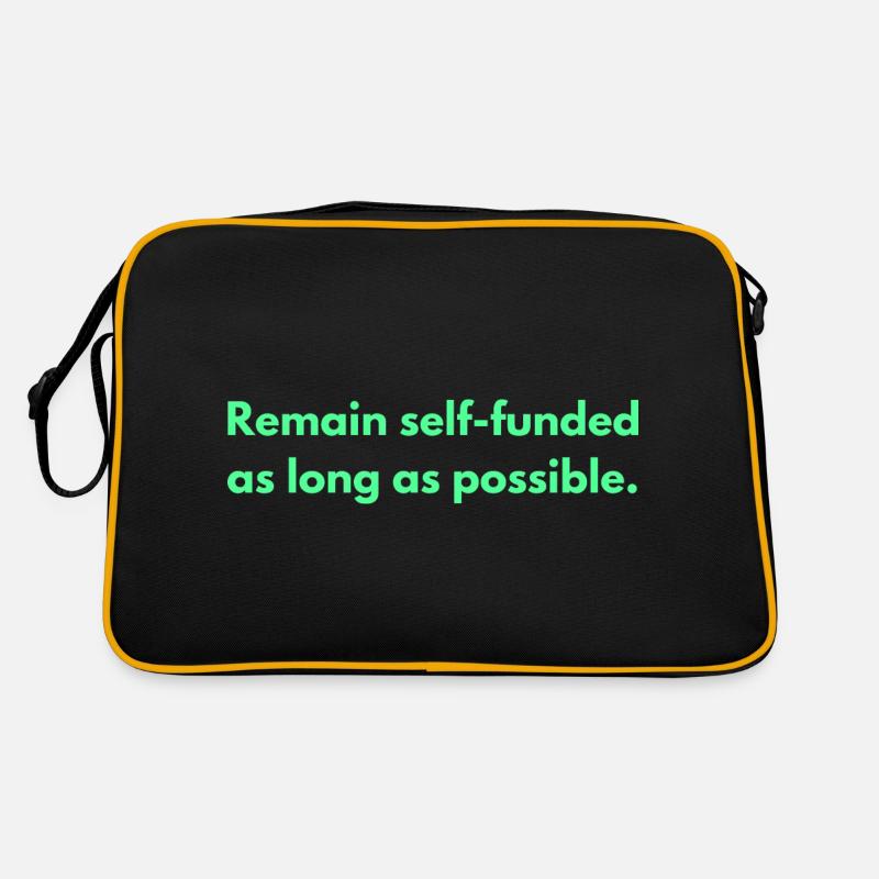 Remain Self-funded As Long As Possible Retro Bag