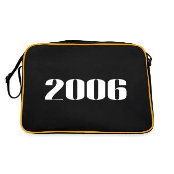 2006 - Cadeau né en 2006 - Sac Retro - noir/or - Dos