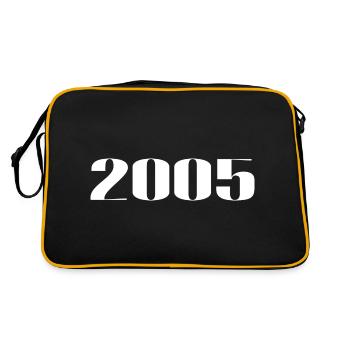 2005 - Cadeau né en 2005 - Sac Retro - noir/or - Dos