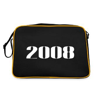 2000 - Cadeau né en 2000 - Sac Retro - noir/or - Dos