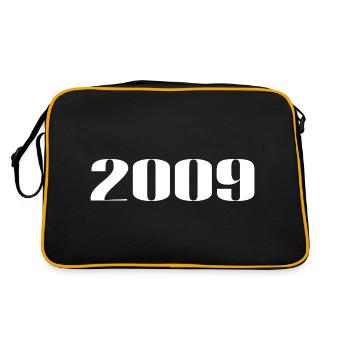 2009 - Cadeau né en 2009 - Sac Retro - noir/or - Dos