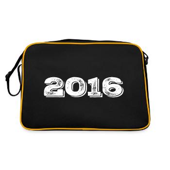 Cadeau d’anniversaire 2016 - 2016 - Sac Retro - noir/or - Dos