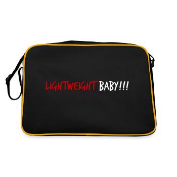 Lightweight Baby (white/red) - Retro Bag - black/gold - Back