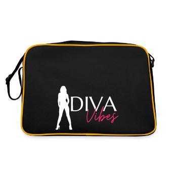 Diva Vibes - Mindset - Sac Retro - noir/or - Dos