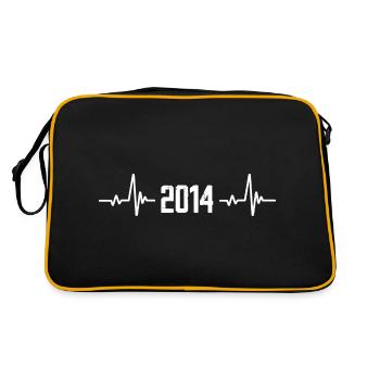 2014 - vintage 2014 - vintage 2014 - Retro Bag - black/gold - Back