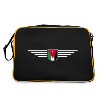 Jordan Amman Fan Outfit T-Shirt Design Gift - Sac Retro - noir/or - Dos