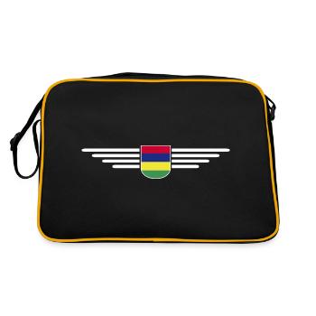 T-Shirt Ile Maurice – Island Fans & Lovers - Sac Retro - noir/or - Dos