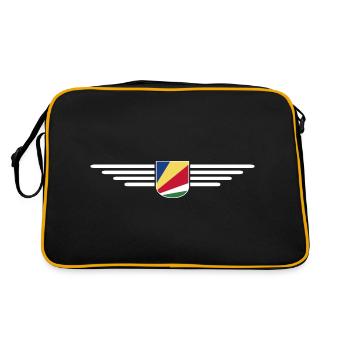 Fans des Seychelles : des t-shirts pour rêver sur l’île - Sac Retro - noir/or - Dos