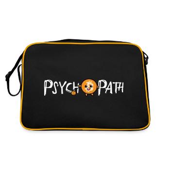 Bitcoin Psychopathe - Sac Retro - noir/or - Dos