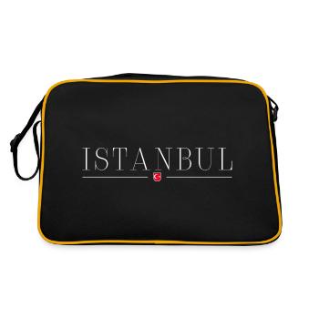 Istanbul Flair T-Shirt - Retro Bag - black/gold - Back
