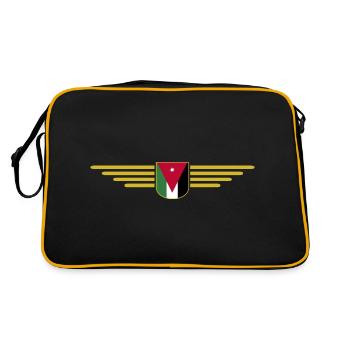 Jordan Amman Fan Outfit T-Shirt Design Gift - Sac Retro - noir/or - Dos