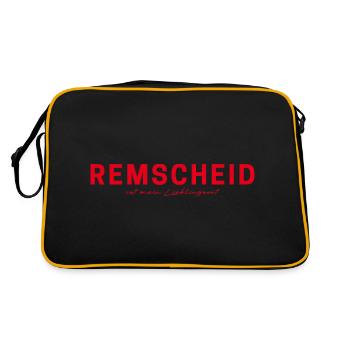 Remscheid T-Shirt – For real fans - Retro Bag - black/gold - Back