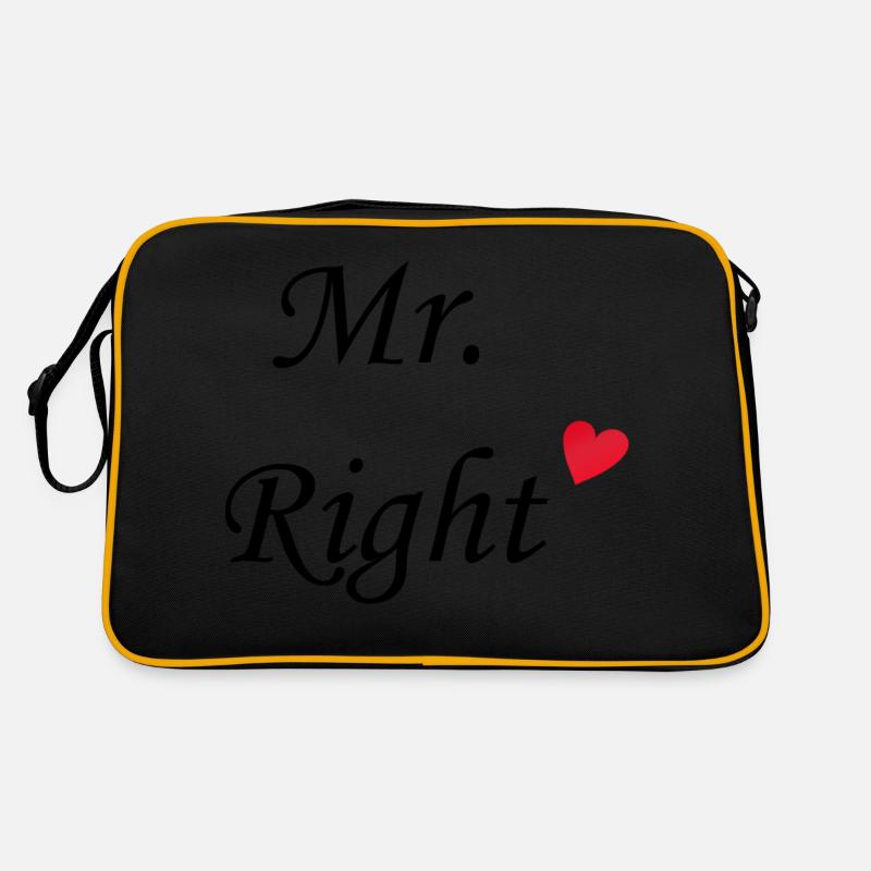 Mr. Right Retro Tasche