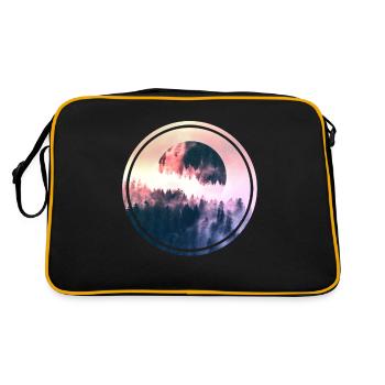 Full Moon - Retro Bag - black/gold - Back