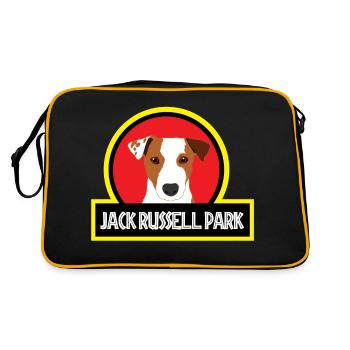 Chien / Jack Russell Jack Russell Parc - Sac Retro - noir/or - Dos