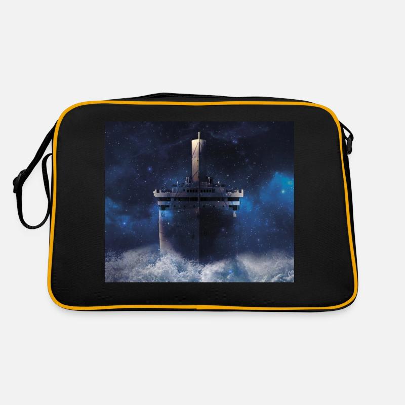 Titanic - Retro Tasche - Schwarz/Gold
