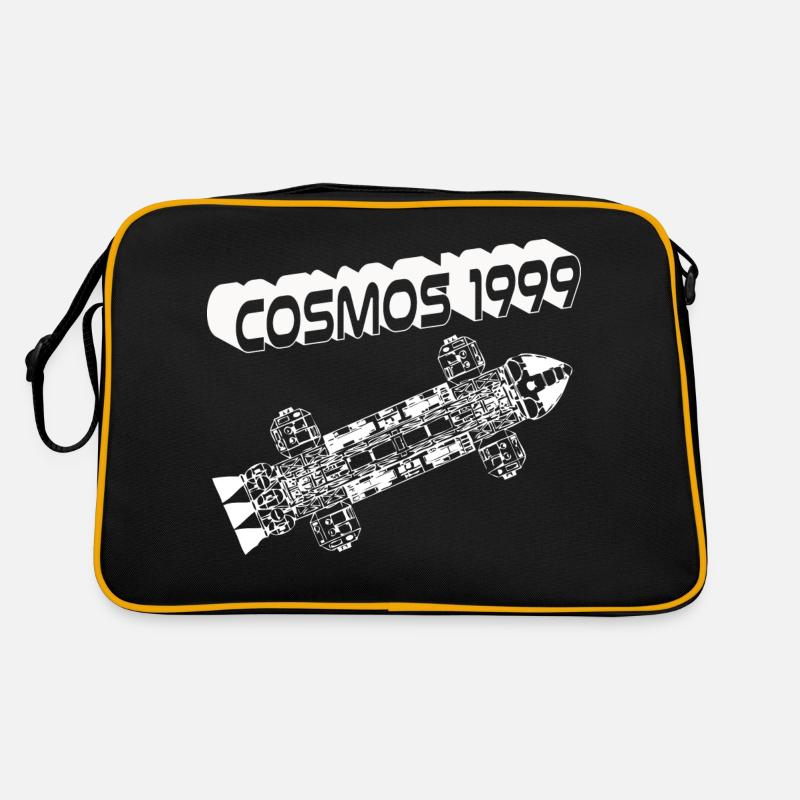 cosmos1999 wite - Retro Tasche - Schwarz/Gold