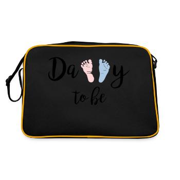 Daddy To Be - Retro Bag - black/gold - Back