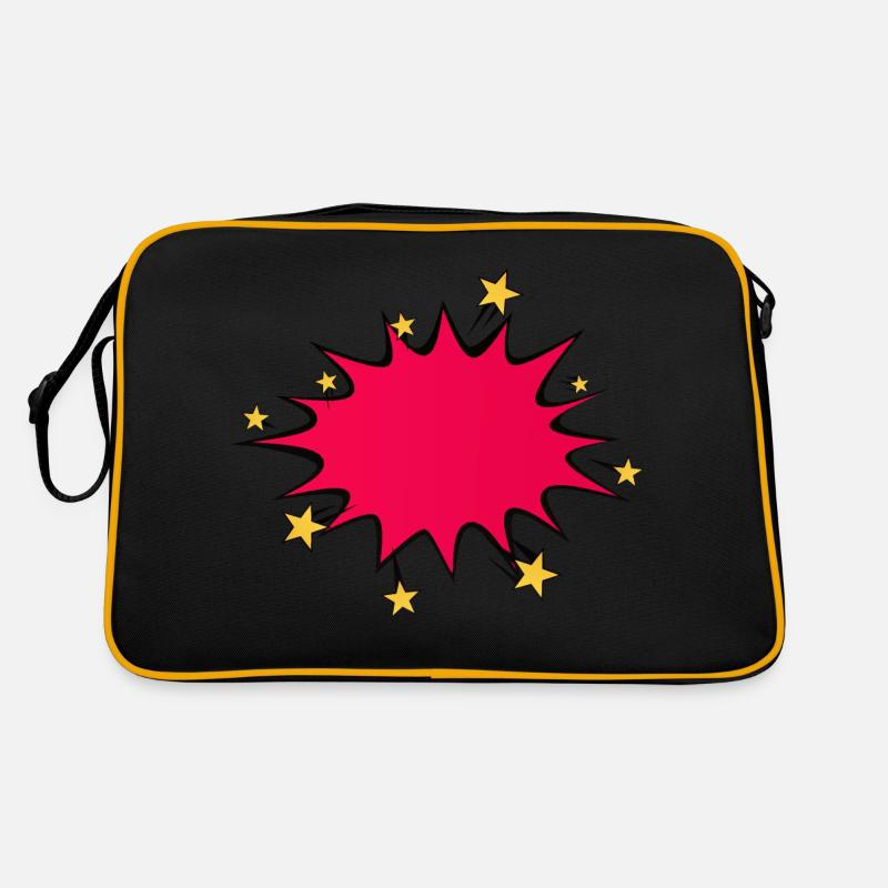 bulle explosion etoile eclate dessin Sac Retro