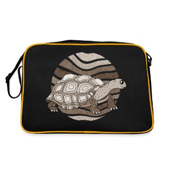 Tortoise - Retro Bag - black/gold - Back