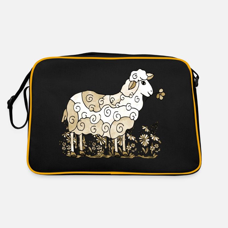 Schaf Retro Tasche