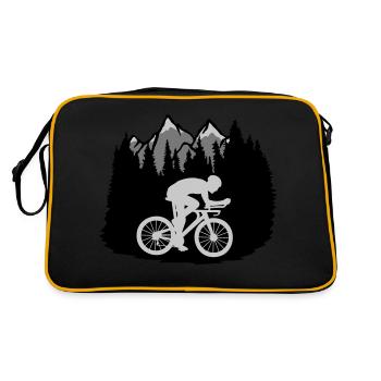 Mountain Bike Rider - Retro Bag - black/gold - Back