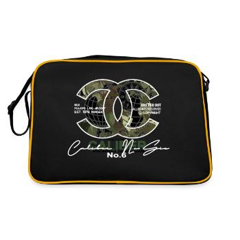 calibre no 6 Airsoft softair tees nice geschenkide - Sac Retro - noir/or - Dos