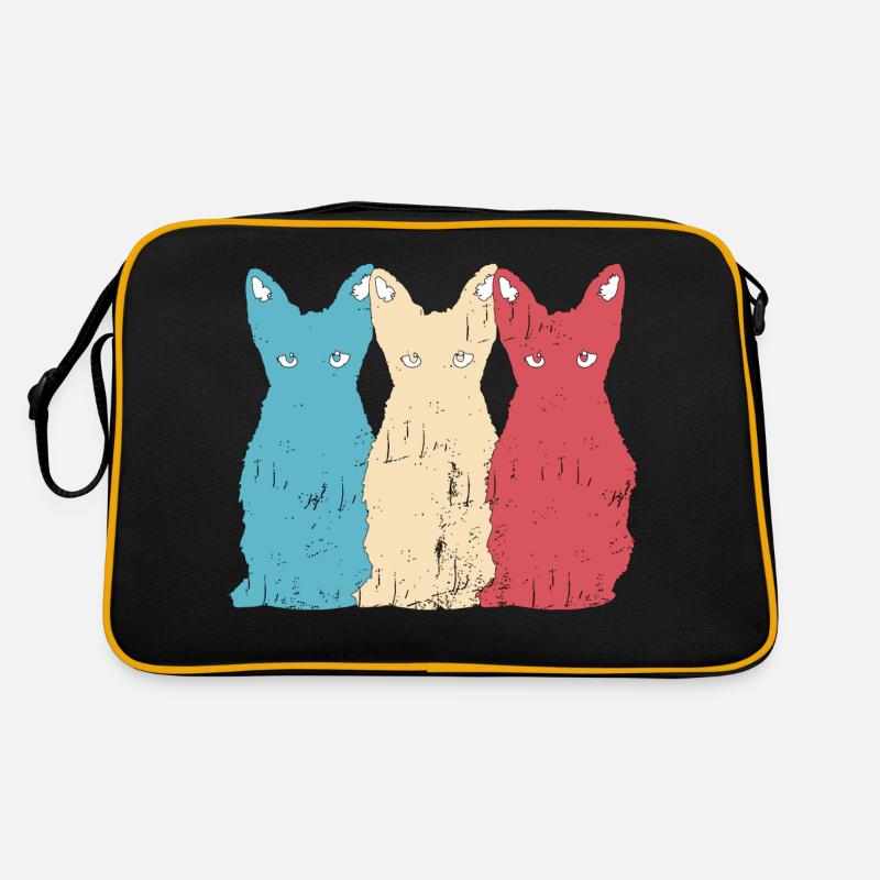 Cat Vector Animal Pet Kitten retro Grunge Retro Bag