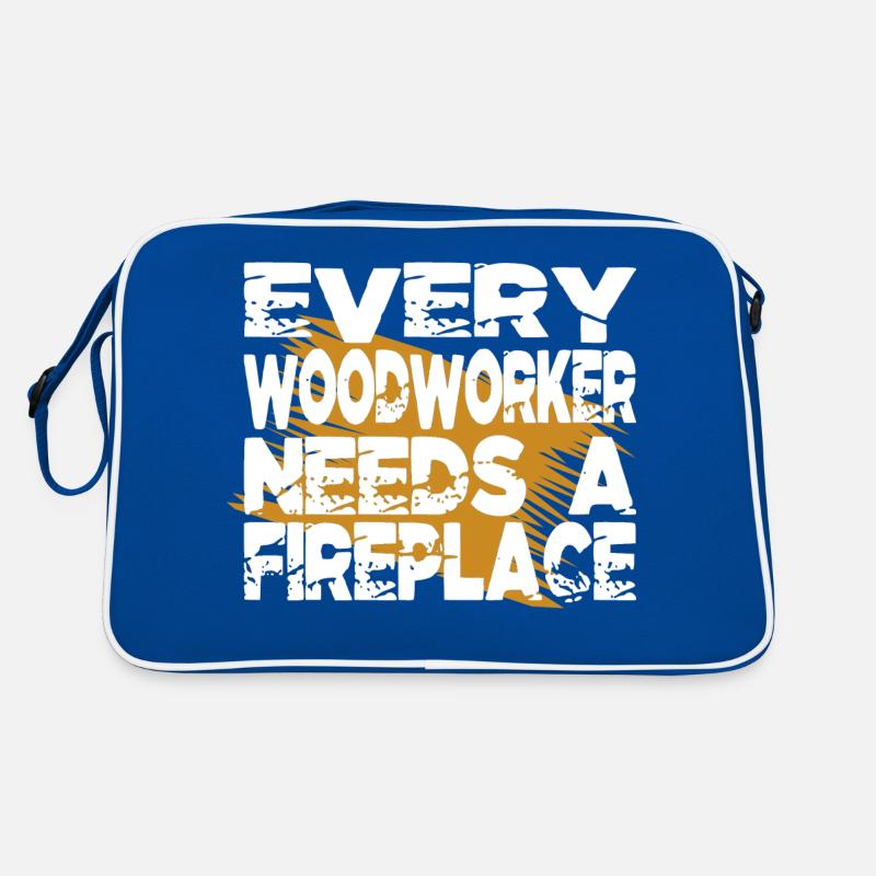 chainsaw carpenter lets play carpenter tshirts Retro Tasche