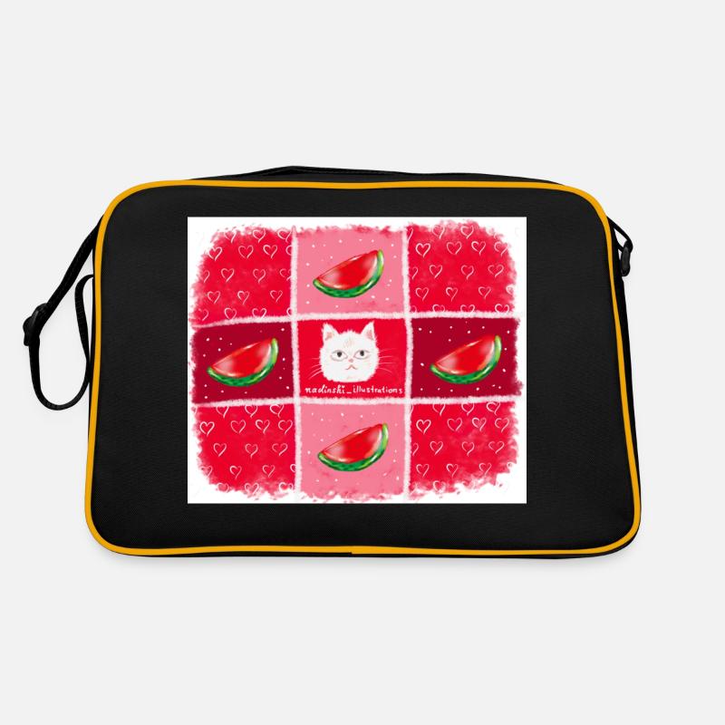 Pastèque aux fruits d’été Sac Retro