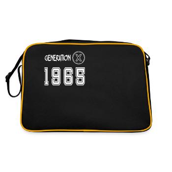 Génération X 1965 - Sac Retro - noir/or - Dos