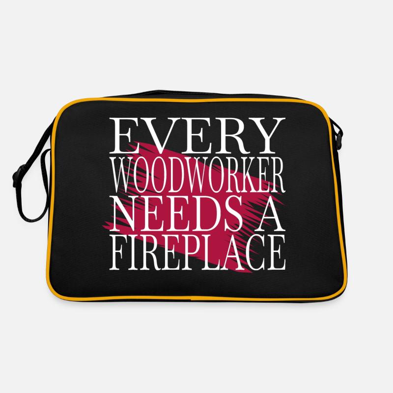 cabinetmaker birthday present forestry felling Retro Bag